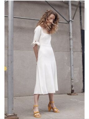 Tailored By Rebecca Taylor Linen Blend Dress Sz.00 NWT